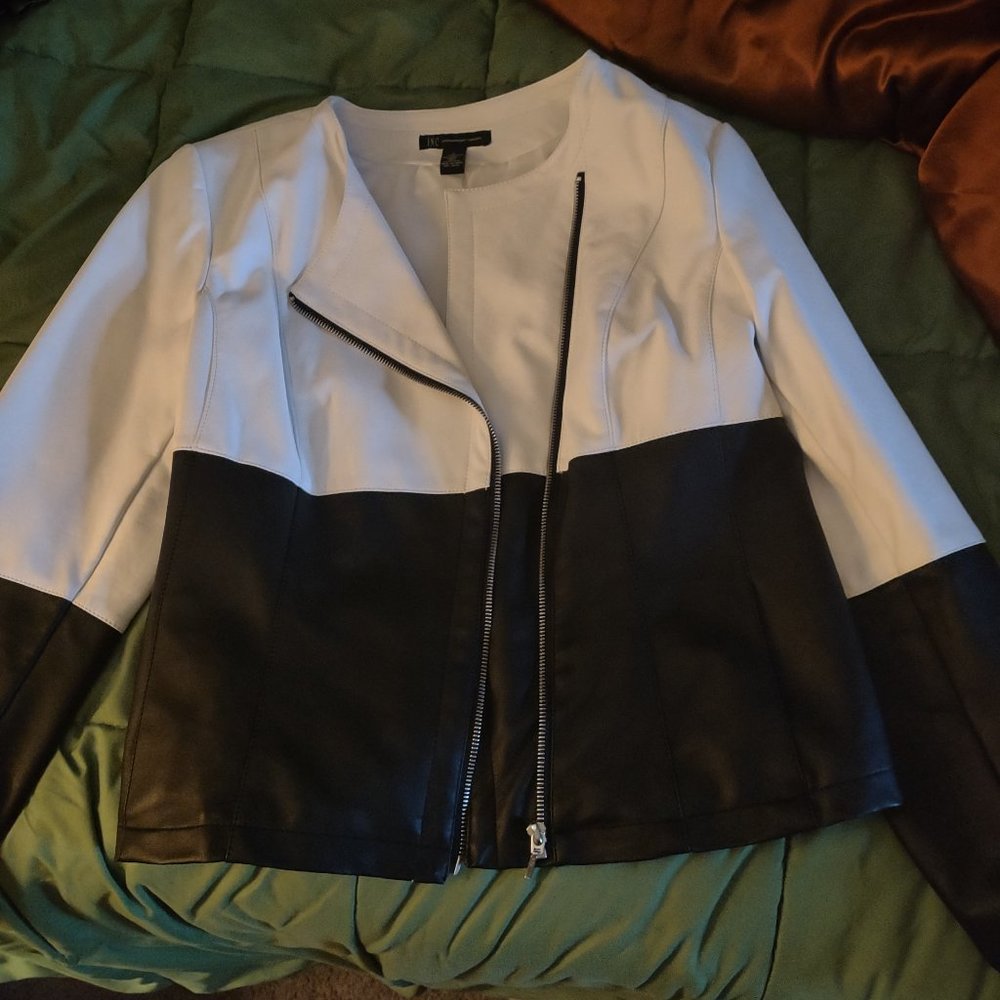 INC Pleather women's jacket